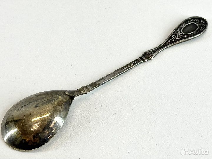 Кофейная ложка Мстера Мельхиор мнц 6юм Винтаж