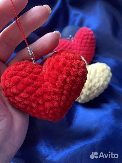 Брелок 14 февраля сердечко