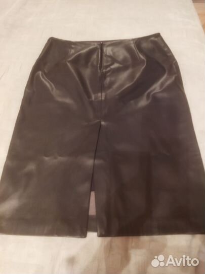 Кожаная юбка