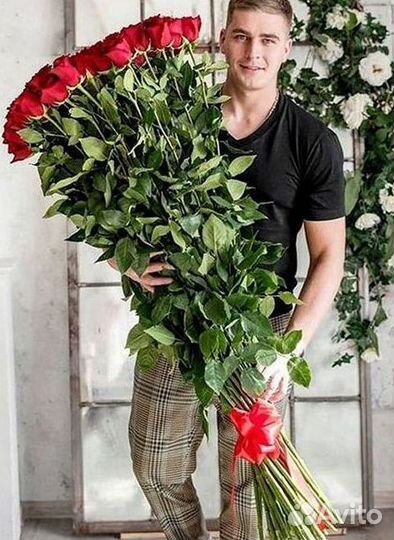 Высокие розы Гигантские розы Доставка цветов