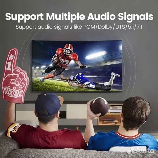 Цифровой оптический аудиокабель Moshou 15м