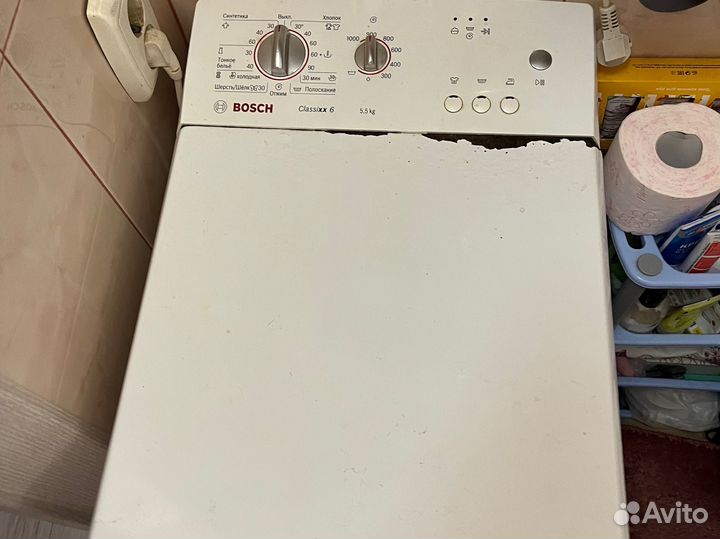 Стиральная машина с вертикальной загрузкой