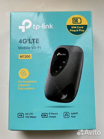 Мобильный роутер tр-link M7200 4g LTE