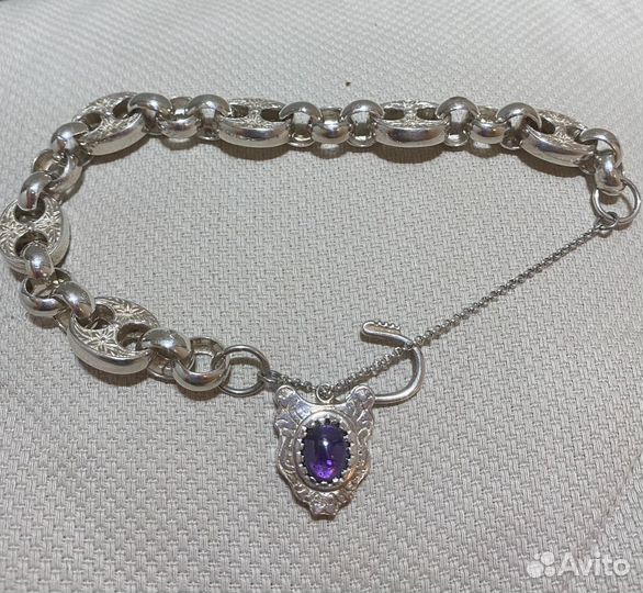 Браслет серебро женский