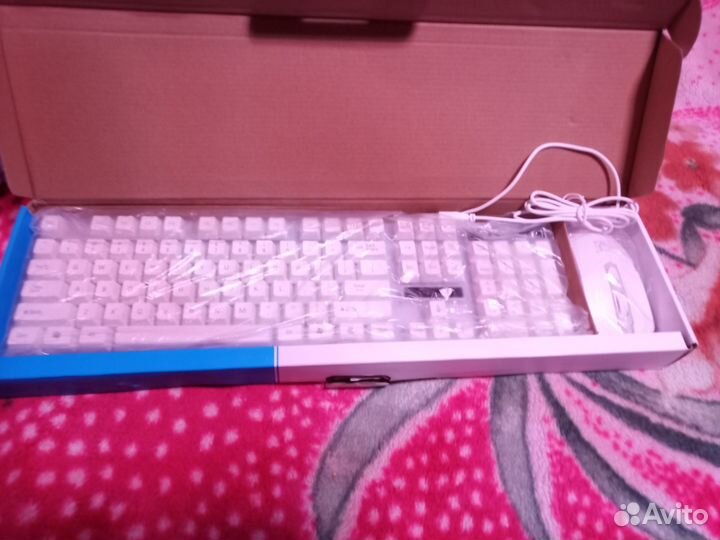 Клавиатура + мышь проводные