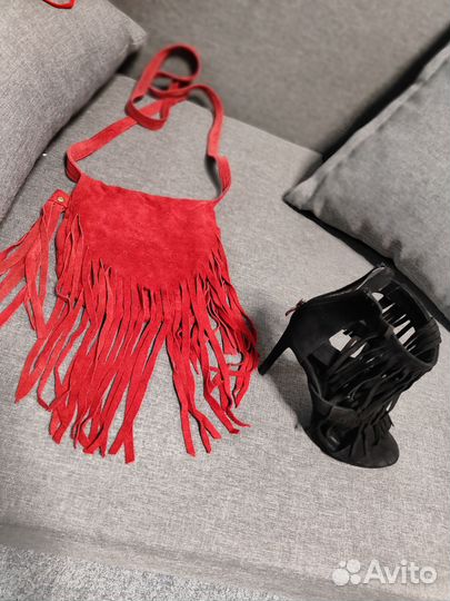 Крутой набор из натуральной замши