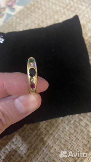 Золотое кольцо мужское