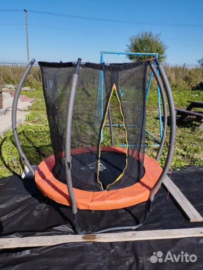 Батут с сеткой бу