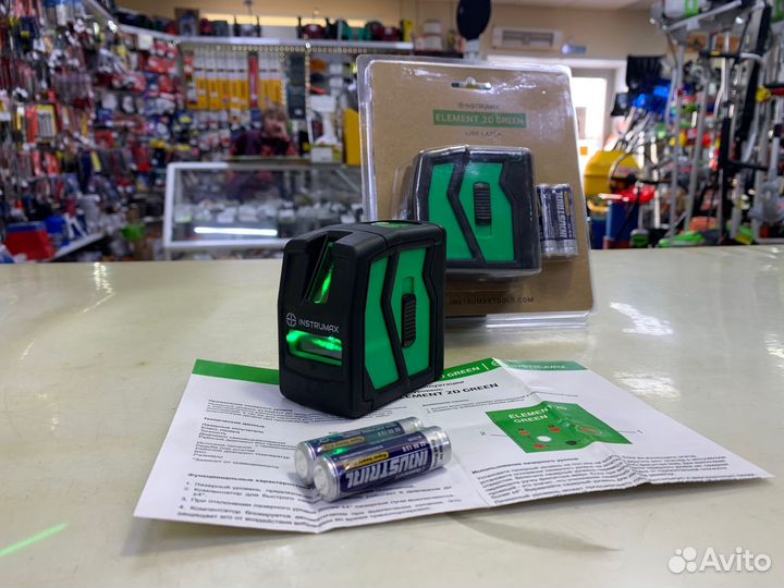 Лазерный уровень instrumax element 2D green