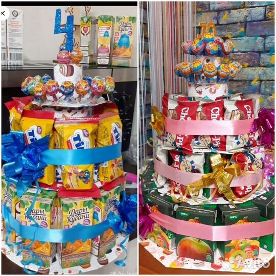 Торт из сладостей