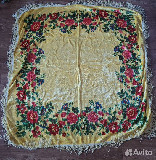 Плюшевая скатерть СССР