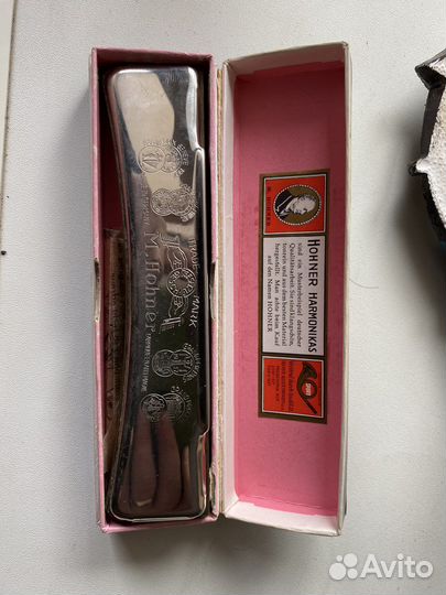 Губная гармошка немецкая старинная