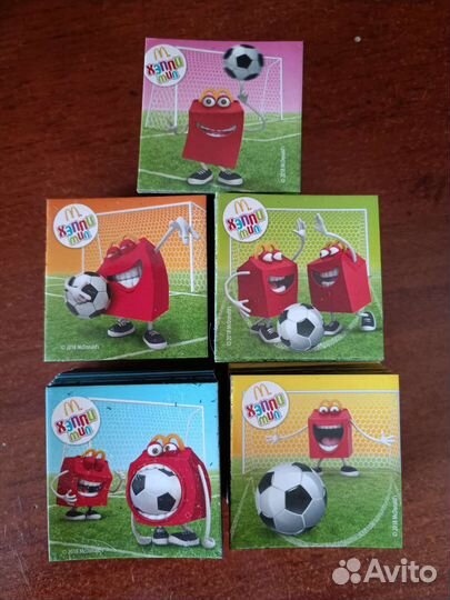 Макдональдс тату и магниты Хэппи мил