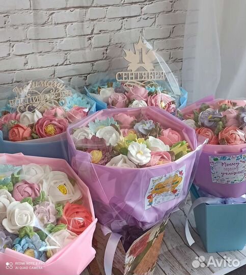 Зефирные букеты