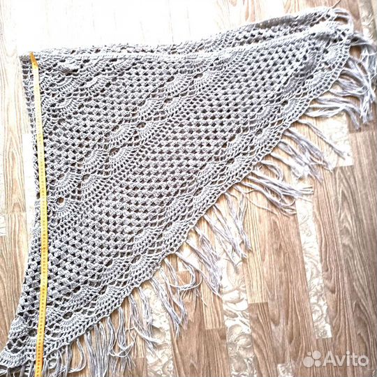 Платок шаль ручной работы