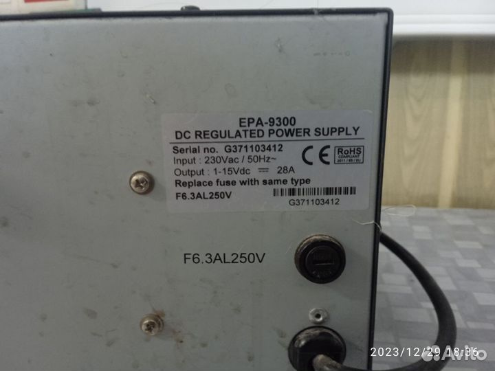 Manson EPA-9300 трансформаторный блок питания