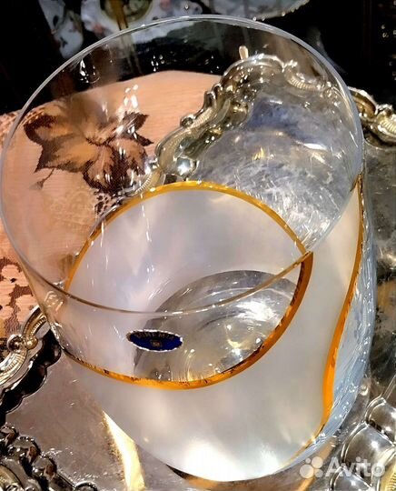 Ваза богемия чешское стекло