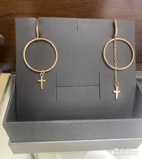 Золотые серьги