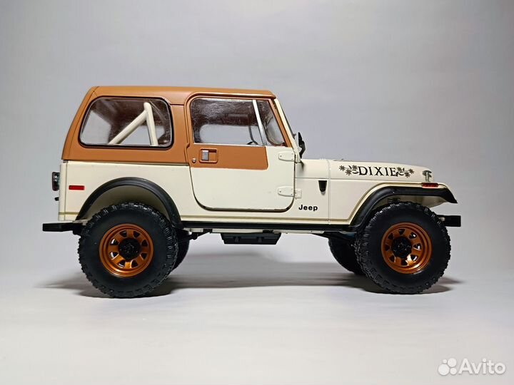 1979 Jeep CJ-7 Golden Eagle Dixie 1:18 Greenlight