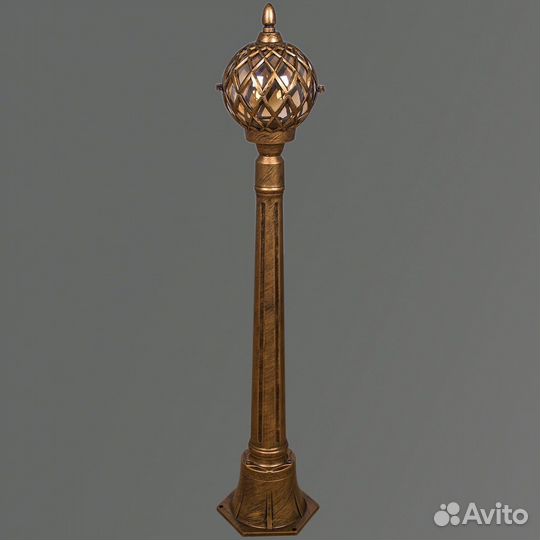 Фонарь уличный столб 110см Шар