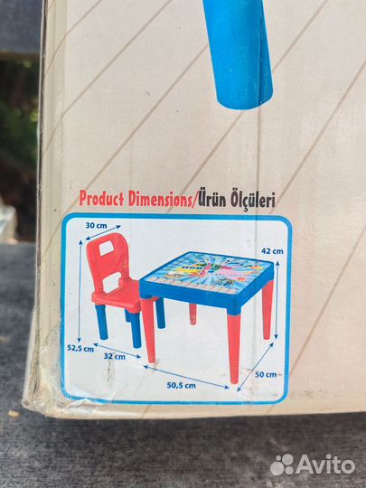 Детский столик и стульчик
