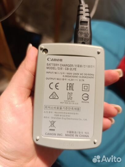 Зарядка Canon CB-2lye
