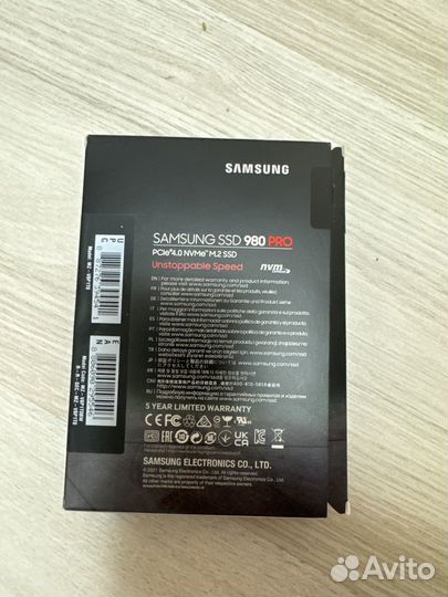 Ssd samsung 980 pro 1tb