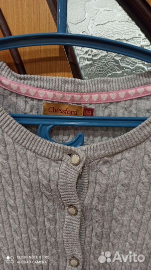 Кардиган для девочки 128