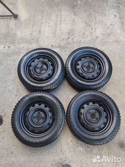 Зимние колеса на Kia Rio или Hyundai Solaris