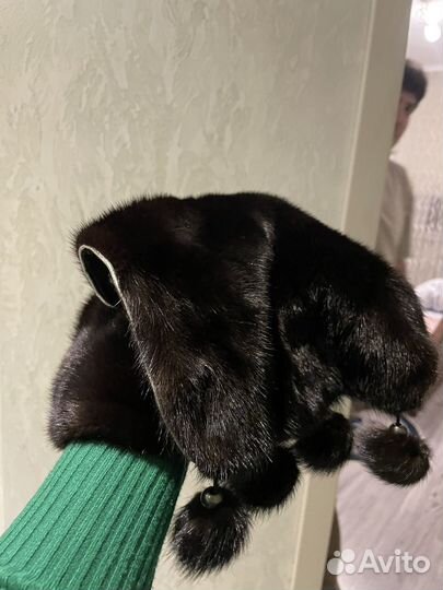 Шапка норковая женская 56