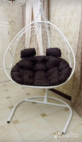 Садовые качели кокон в расску без банка