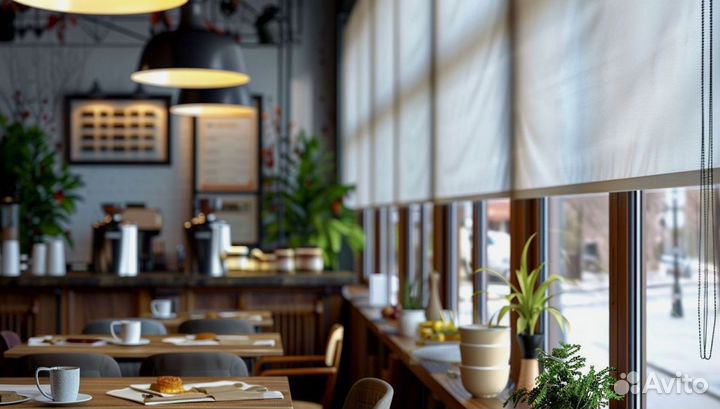 Рулонные шторы с ручным управлением