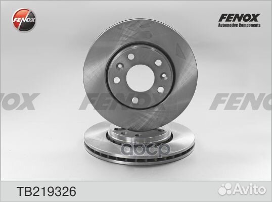Диск тормозной перед прав/лев TB219326 fenox