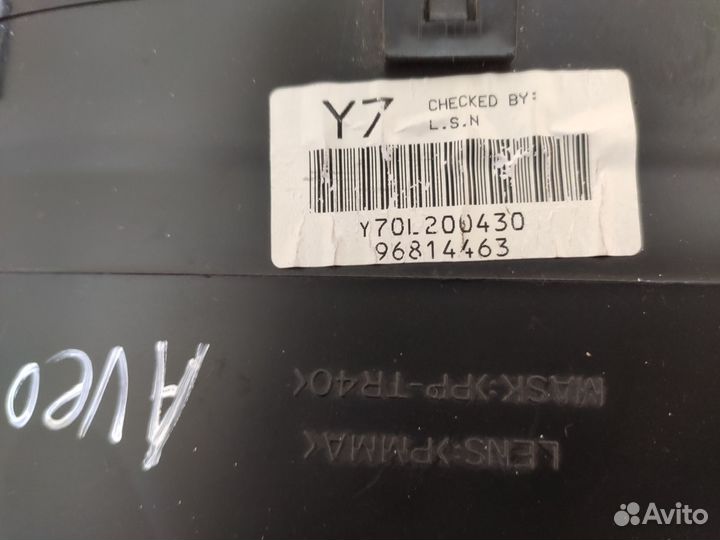 Панель приборов Chevrolet Aveo T250