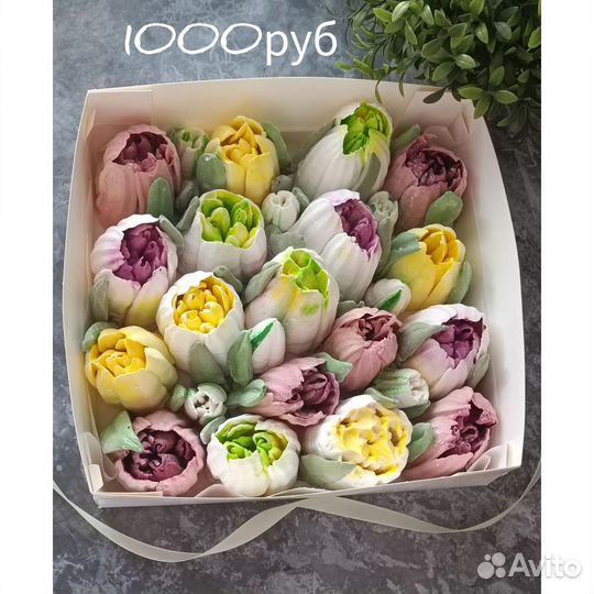 Зефирные тюльпаны