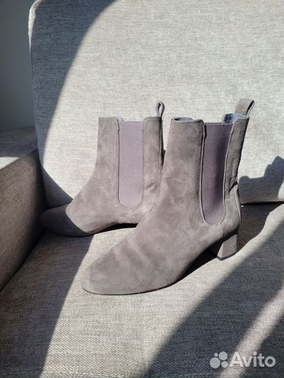 Полусапоги женские 40 нубук