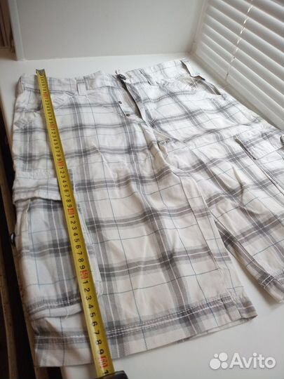 Легкие летние бриджи 50 W34 L-M 100 хлопок