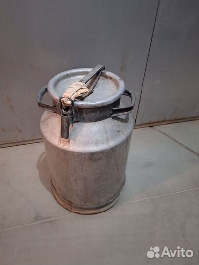 Бидон, фляга алюминиевая, 40 л