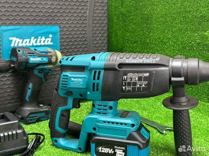 Набор аккумуляторного инструмента makita 4в1