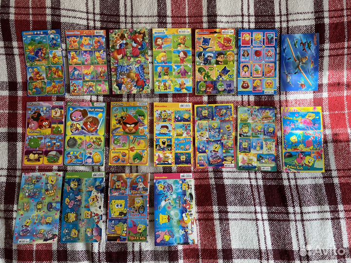 Наклейки мультфильмы и тд