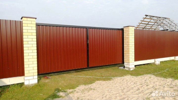 Забор из профнастила 