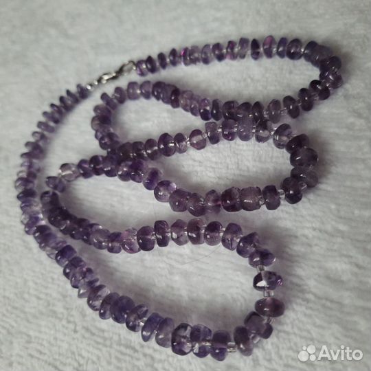 Бусы турмалин,раухтопаз,аметист,тонированный агат