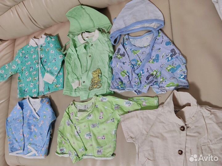 Детские вещи пакетом на мальчика 50 - 62 размер