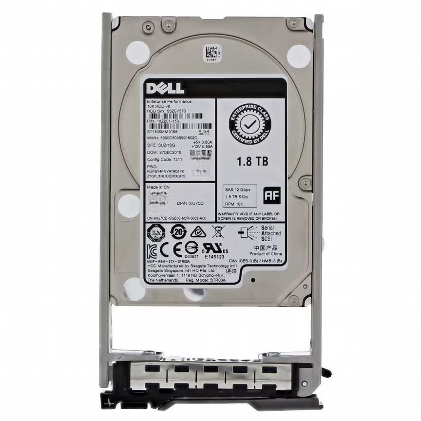 [VJ7CD] Жесткий Диск Dell 1,8tb Sas 2,5" Hdd Vj7cd