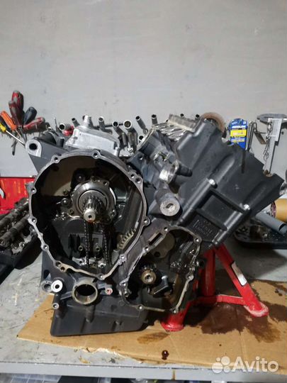 Yamaha fz6 04-09 мотор в разборе