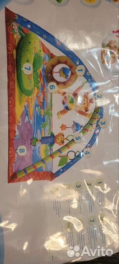 Развивающий детский игровой коврик