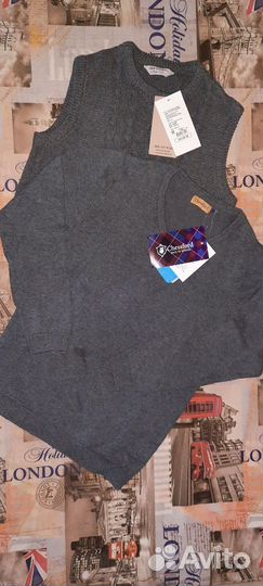 Новая серая школьная форма 128-134