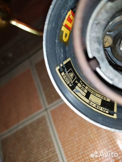 Люстра СССР-гдр начало 60-х тс паспортом 80 см