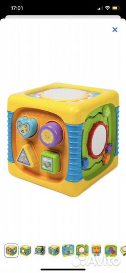 Развивающий кубик Baby go