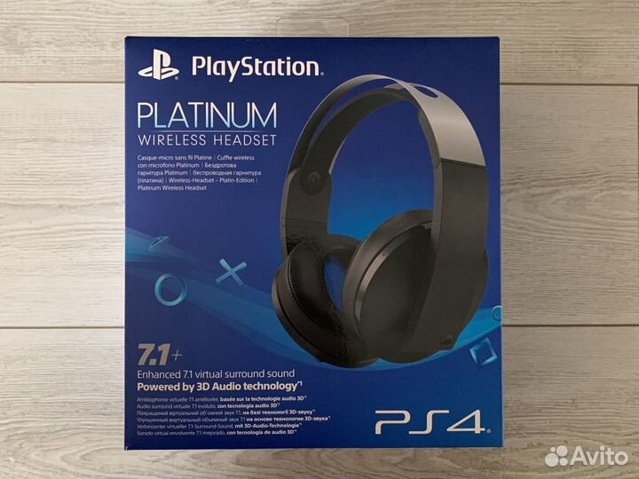 Беспроводные наушники Sony playstation platinum
